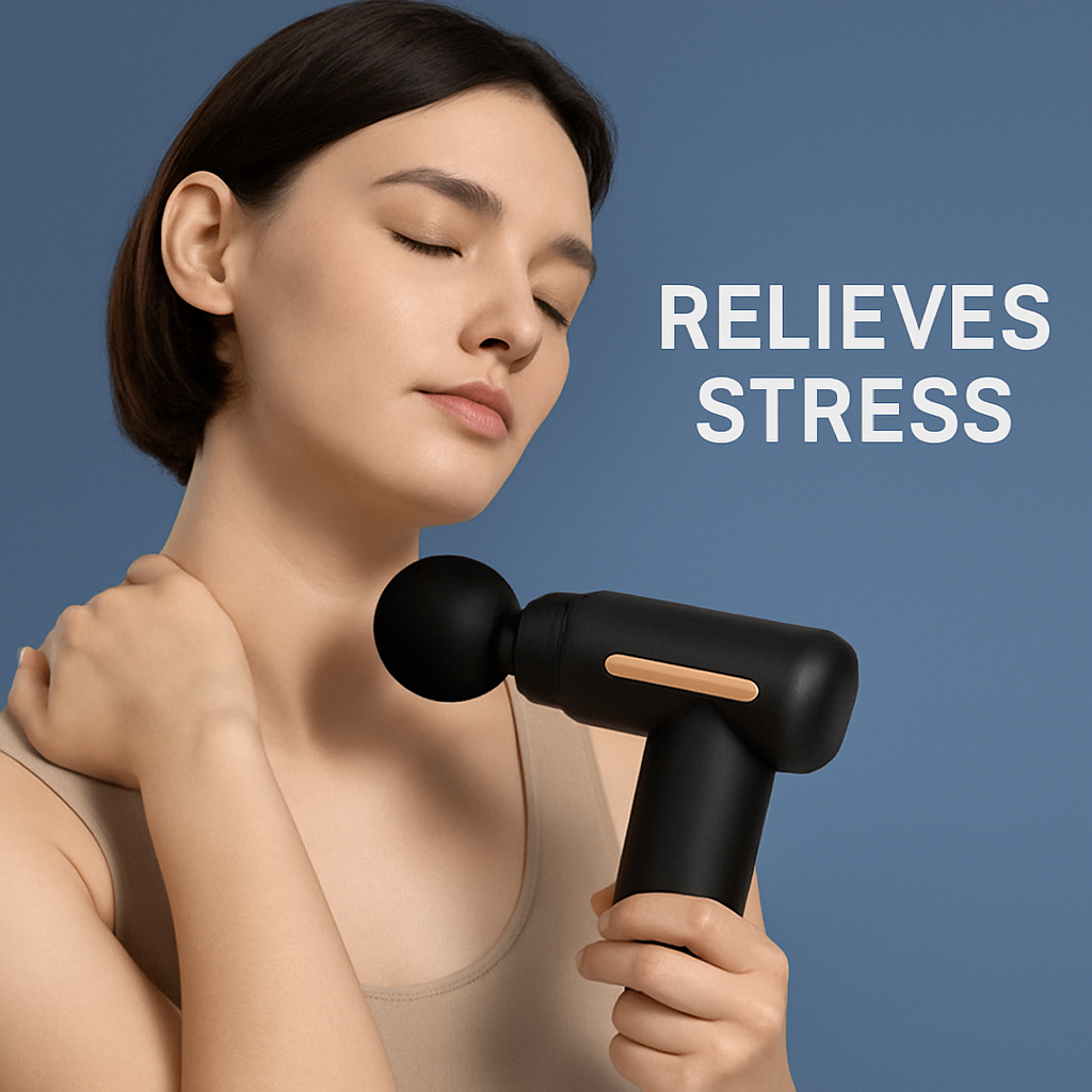 Smart Gun Massager – Deep Tissue Relief for Head &amp; Body